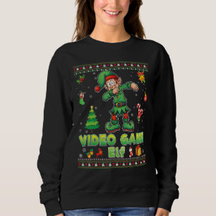 Sweatshirt Je suis Le Jeu Vidéo Elf Dabbing Famille Joyeux Ch
