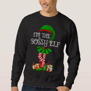 Sweatshirt Je suis le Noël des elfes du garçon
