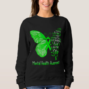 Sweatshirt Je Suis Le Papillon De Sensibilisation À La Tempêt