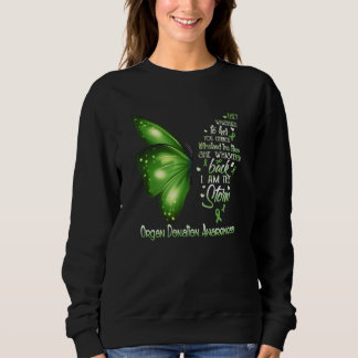 Sweatshirt Je Suis Le Papillon De Sensibilisation Au Don D'Or