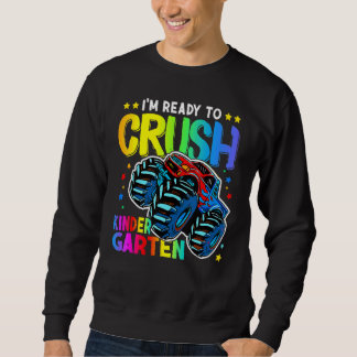 Sweatshirt Je suis prêt à écraser le camion Monster de jardin