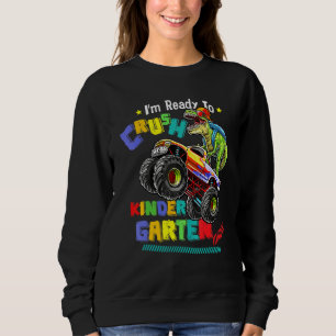 Sweatshirt Je suis prêt à écraser le dinosaure de jardin d'en
