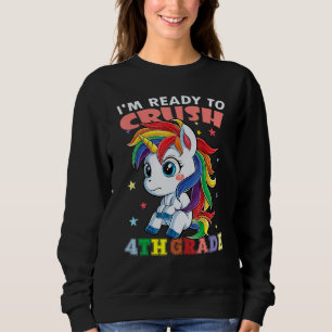 Sweatshirt Je suis prêt à écraser les filles de licorne migno