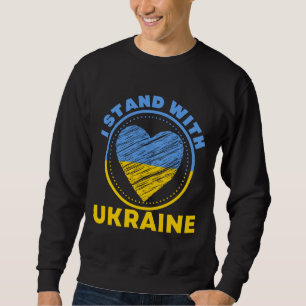 SWEATSHIRT JE SUIS SOLIDAIRE DE L'UKRAINE - SOUTIEN
