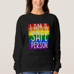 Sweatshirt Je suis une personne de confiance bisexuel Fierté