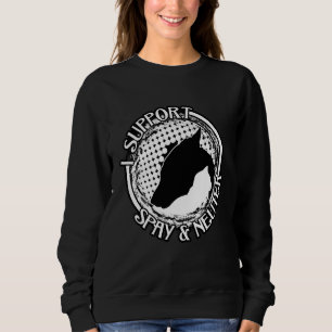 Sweatshirt Je Supporte L'Espionnage Et Le Neutre