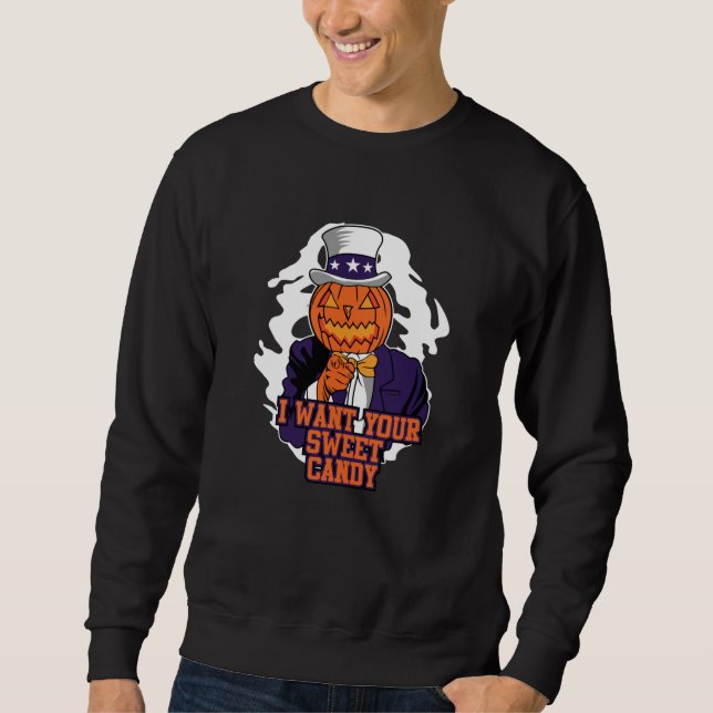Sweatshirt Je Veux Votre Bonbon Sucré (Devant)