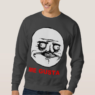 Sweatshirt Je visage Meme de rage de Gusta
