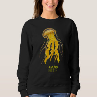 Sweatshirt Jellyfish Jaune : Je suis tellement gelée