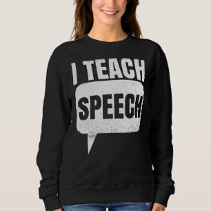Sweatshirt J'Enseigne Citation Discours Pour Une Thérapie Lan