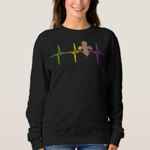 Sweatshirt Jester Casquette Hearbeat Nurse Funny Mardi Gras C