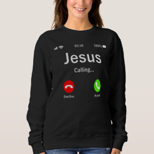 Sweatshirt Jésus Appelle Chrétien