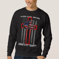 Jésus Est Mon Sauveur Riding Est Ma Moto Thérapeut