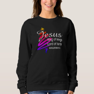 Sweatshirt JÉSUS ROI DES ROIS Noël chrétien