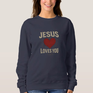 Sweatshirt JÉSUS Vous Aime - Chrétien