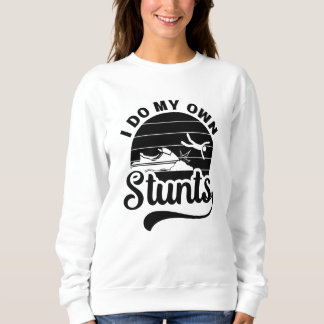 Sweatshirt Jet Ski Je Fais Mes Propres Stunts Jet Ski Retro J