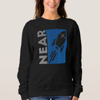 Sweatshirt Jeton de chiffrement à proximité Rocket Retro Vint