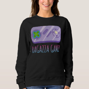 Sweatshirt Jeu de contrôleur de joueur de fille jeu vidéo Ner