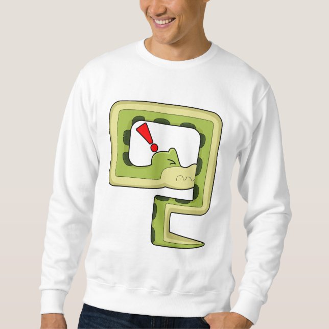 Sweatshirt Jeu de serpent (Devant)