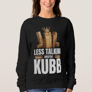 Sweatshirt Jeu d'échecs de jeu Kubb Yard jeu jeu King Kub
