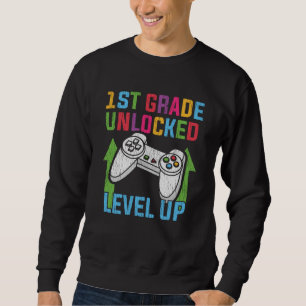 Sweatshirt Jeu vidéo de rentrée scolaire pour élève de 1re an