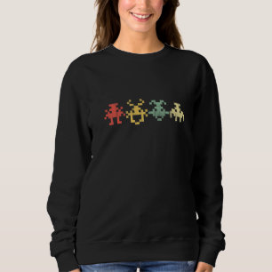 Sweatshirt Jeu vidéo des années 80 Vintage Retro Arcade