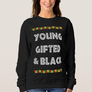Sweatshirt jeune éd et noir Histoire noire