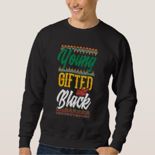 Sweatshirt Jeune et noir, fier de l'héritage afro-américain