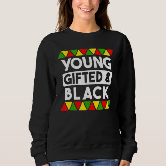 Sweatshirt Jeune et Noir Histoire Noire Africaine Pr Noir