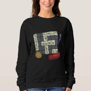 Sweatshirt Jeux de mots croisé