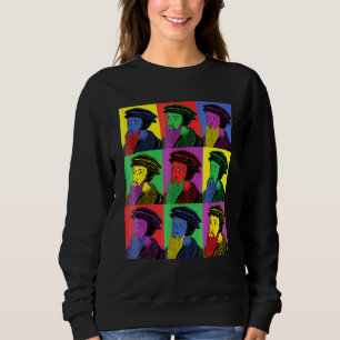 Sweatshirt John Calvin Pop Art Histoire Vintage Tee