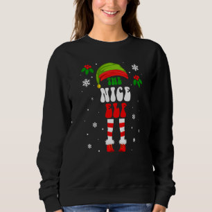 Sweatshirt Joli Elf Correspondant Groupe Familial Noël Vacanc