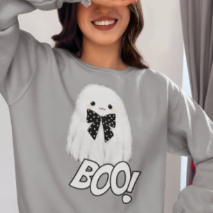 Sweatshirt Joli Fantôme Boo Halloween Poilu