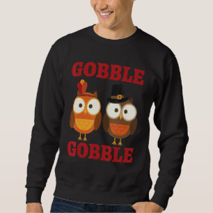Sweatshirt Joli Gobble Gobble Turquie Pèlerin petits garçons