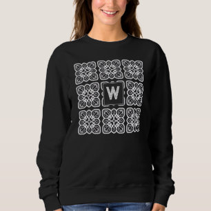 Sweatshirt Joli Monogram Girlie Dentelle