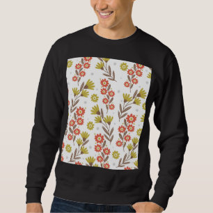 Sweatshirt Joli motif floral, arrière - plan sans soudure.
