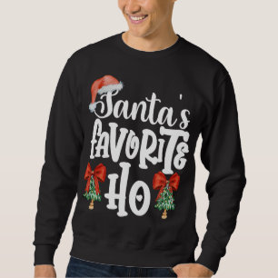 Sweatshirt Joli Père Noël le pyjama de Noël préféré Ho