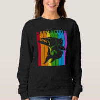 Joli poisson barracuda arc-en-ciel