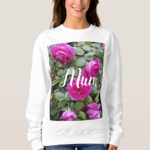Sweatshirt Jolie rose Vintage Rose Fleur d'anniversaire maman