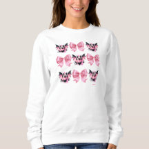 Jolis nœuds roses et chauves-souris d'Halloween Co