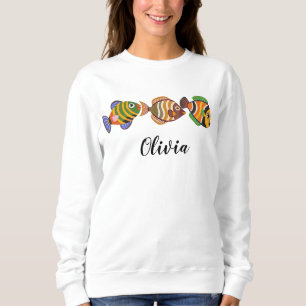 Sweatshirt Jolis poissons tropicaux