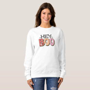 Sweatshirt Jote Halloween Hey Boo
