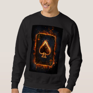 Sweatshirt Jouer aux cartes.