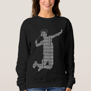 Sweatshirt Joueur de badminton sportif amateur volant