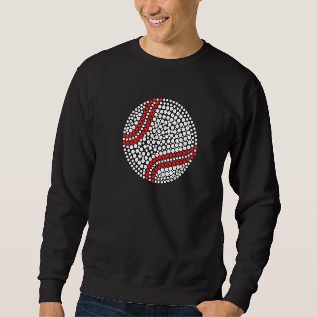 Sweatshirt Joueur de baseball Journée internationale du point (Devant)