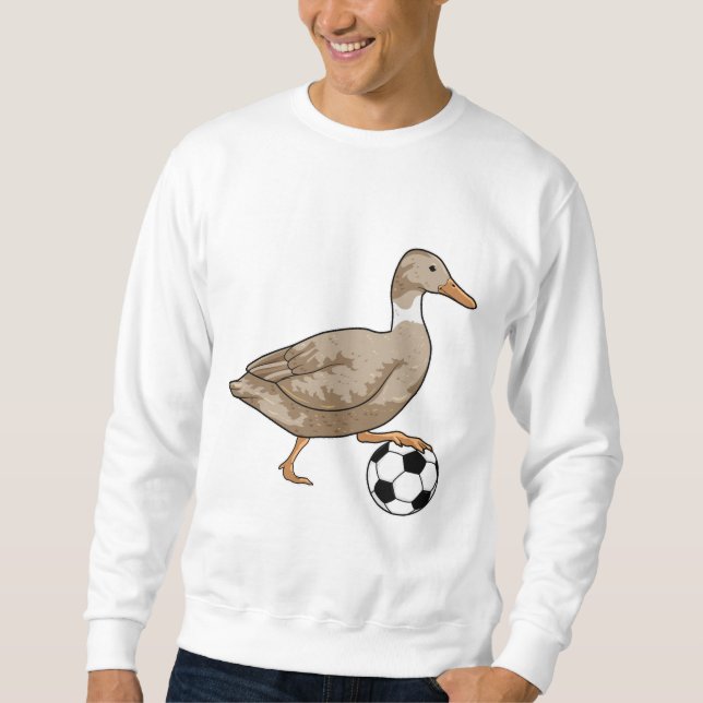 Sweatshirt Joueur de football canard (Devant)