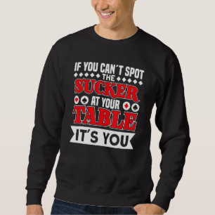 Sweatshirt joueur de poker à votre table texas hold em casino