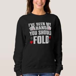 Sweatshirt Joueur de Poker Pour Hommes Femmes Joueur de Casin