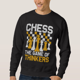 Sweatshirt Joueur d'échecs jeu de jeu de jeu d'échecs