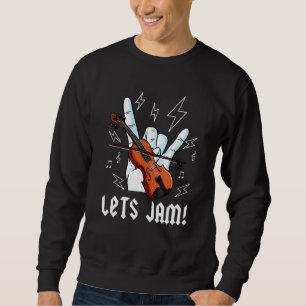 Sweatshirt Joueur Fiddle Joueur Jeu Session